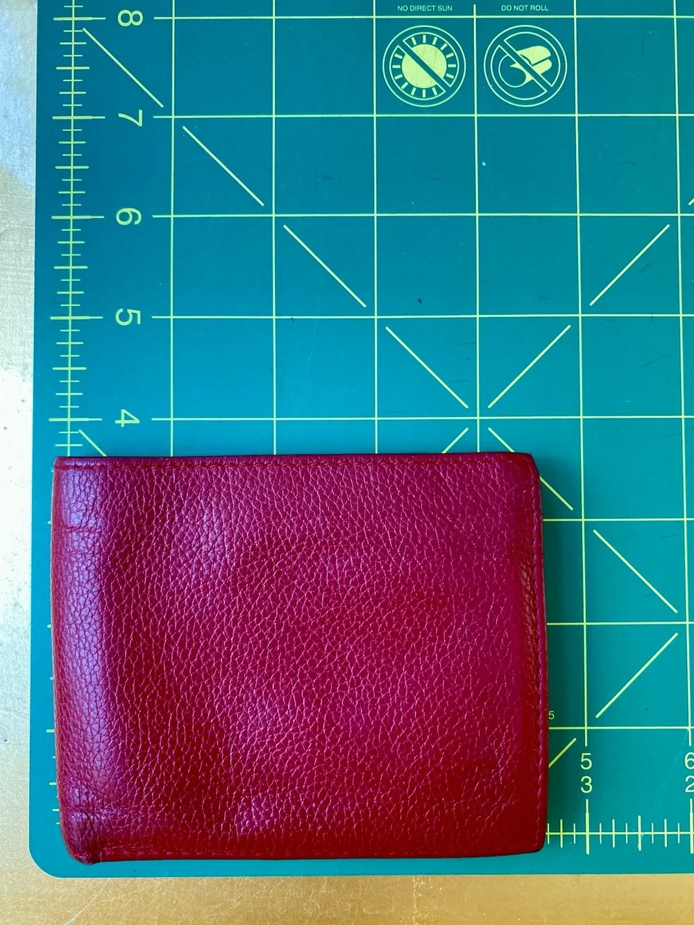 Rolex Bifold Wallet. Red Leather. Iconic Craftsmanship